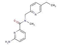 6-amino-N-[(5-ethylpyridin-2-yl)methyl]-N-methylpyridine-2-carboxamide