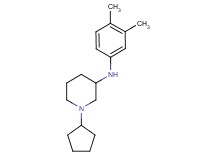 1-cyclopentyl-N-(3,4-dimethylphenyl)-3-piperidinamine