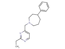 1-[(2-ethylpyrimidin-4-yl)methyl]-4-phenylazepane