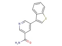 5-(1-benzothien-3-yl)nicotinamide