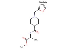 methyl (2S)-2-({[1-(2-furylmethyl)piperidin-4-yl]carbonyl}amino)propanoate