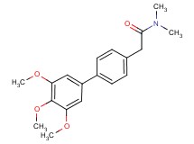 N,N-dimethyl-2-(3',4',5'-trimethoxybiphenyl-4-yl)acetamide