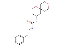 N-1,9-dioxaspiro[5.5]undec-4-yl-N'-(2-phenylethyl)urea