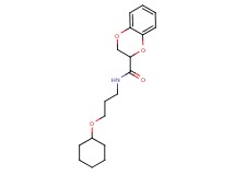 N-[3-(cyclohexyloxy)propyl]-2,3-dihydro-1,4-benzodioxine-2-carboxamide
