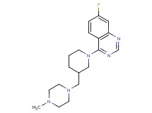 7-fluoro-4-{3-[(4-methylpiperazin-1-yl)methyl]piperidin-1-yl}quinazoline