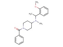1-benzoyl-N-[1-(2-methoxyphenyl)ethyl]-N-methylpiperidin-4-amine
