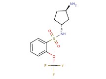 N-[(1R*,3R*)-3-aminocyclopentyl]-2-(trifluoromethoxy)benzenesulfonamide