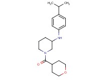 N-(4-isopropylphenyl)-1-(tetrahydro-2H-pyran-4-ylcarbonyl)-3-piperidinamine