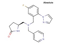 (5S)-5-{[[5-fluoro-2-(1H-pyrazol-1-yl)benzyl](pyridin-4-ylmethyl)amino]methyl}pyrrolidin-2-one