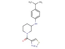 N-(4-isopropylphenyl)-1-(1,2,3-thiadiazol-4-ylcarbonyl)-3-piperidinamine