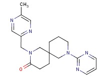 2-[(5-methyl-2-pyrazinyl)methyl]-8-(2-pyrimidinyl)-2,8-diazaspiro[5.5]undecan-3-one