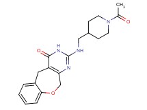 2-{[(1-acetylpiperidin-4-yl)methyl]amino}-5,11-dihydro[1]benzoxepino[3,4-d]pyrimidin-4(3H)-one