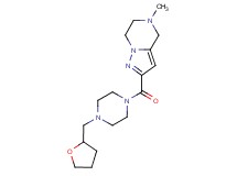 5-methyl-2-{[4-(tetrahydrofuran-2-ylmethyl)piperazin-1-yl]carbonyl}-4,5,6,7-tetrahydropyrazolo[1,5-a]pyrazine