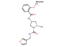 (2S,4S)-N-(3-furylmethyl)-4-[(2-methoxybenzoyl)amino]-1-methylpyrrolidine-2-carboxamide