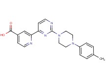 2-{2-[4-(4-methylphenyl)piperazin-1-yl]pyrimidin-4-yl}isonicotinic acid