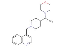 4-{[4-(1-morpholin-4-ylethyl)piperidin-1-yl]methyl}quinoline
