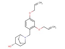 (3-endo)-8-[2,4-bis(allyloxy)benzyl]-8-azabicyclo[3.2.1]octan-3-ol
