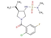 N'-[(3S*,4R*)-1-(2-chloro-5-fluorobenzoyl)-4-isopropyl-3-pyrrolidinyl]-N,N-dimethylsulfamide