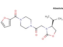 (4S)-3-{2-[4-(2-furoyl)piperazin-1-yl]-2-oxoethyl}-4-isopropyl-1,3-oxazolidin-2-one