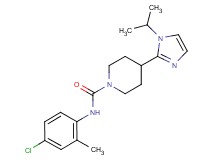 N-(4-chloro-2-methylphenyl)-4-(1-isopropyl-1H-imidazol-2-yl)-1-piperidinecarboxamide
