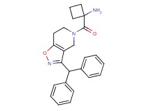 (1-{[3-(diphenylmethyl)-6,7-dihydroisoxazolo[4,5-c]pyridin-5(4H)-yl]carbonyl}cyclobutyl)amine