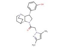 3-{(3R*,3aR*,7aR*)-1-[(3,5-dimethyl-1H-pyrazol-1-yl)acetyl]octahydro-4,7-ethanopyrrolo[3,2-b]pyridin-3-yl}phenol