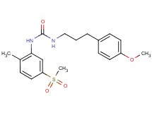N-[3-(4-methoxyphenyl)propyl]-N'-[2-methyl-5-(methylsulfonyl)phenyl]urea