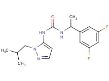 N-[1-(3,5-difluorophenyl)ethyl]-N'-(1-isobutyl-1H-pyrazol-5-yl)urea