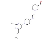 [1-(2-{[1-(2-methyl-6-propylpyrimidin-4-yl)piperidin-4-yl]amino}ethyl)piperidin-3-yl]methanol
