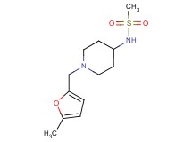 N-{1-[(5-methyl-2-furyl)methyl]-4-piperidinyl}methanesulfonamide