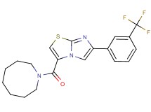 3-(1-azocanylcarbonyl)-6-[3-(trifluoromethyl)phenyl]imidazo[2,1-b][1,3]thiazole