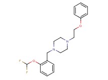 1-[2-(difluoromethoxy)benzyl]-4-(2-phenoxyethyl)piperazine