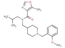 N-isobutyl-N-{[1-(2-methoxybenzyl)piperidin-4-yl]methyl}-5-methyl-1,3-oxazole-4-carboxamide