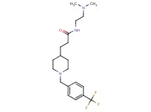 N-[2-(dimethylamino)ethyl]-3-{1-[4-(trifluoromethyl)benzyl]-4-piperidinyl}propanamide