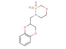 4-(2,3-dihydro-1,4-benzodioxin-2-ylmethyl)-1,3,4-oxathiazinane 3,3-dioxide