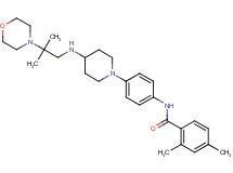 2,4-dimethyl-N-[4-(4-{[2-methyl-2-(4-morpholinyl)propyl]amino}-1-piperidinyl)phenyl]benzamide