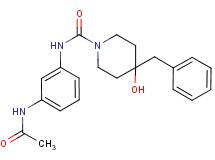 N-[3-(acetylamino)phenyl]-4-benzyl-4-hydroxypiperidine-1-carboxamide