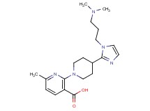 2-(4-{1-[3-(dimethylamino)propyl]-1H-imidazol-2-yl}piperidin-1-yl)-6-methylnicotinic acid