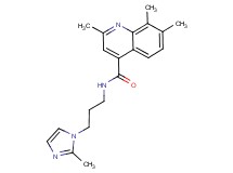 2,7,8-trimethyl-N-[3-(2-methyl-1H-imidazol-1-yl)propyl]-4-quinolinecarboxamide