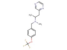 N-methyl-1-pyrazin-2-yl-N-[4-(trifluoromethoxy)benzyl]propan-2-amine