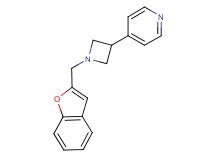 4-[1-(1-benzofuran-2-ylmethyl)-3-azetidinyl]pyridine