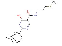 2-(1-adamantyl)-4-hydroxy-N-[3-(methylthio)propyl]pyrimidine-5-carboxamide