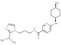 6-[(cis-4-aminocyclohexyl)amino]-N-[3-(2-isopropyl-1H-imidazol-1-yl)propyl]nicotinamide