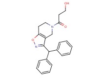 3-[3-(diphenylmethyl)-6,7-dihydroisoxazolo[4,5-c]pyridin-5(4H)-yl]-3-oxopropan-1-ol