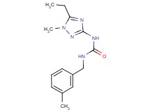 N-(5-ethyl-1-methyl-1H-1,2,4-triazol-3-yl)-N'-(3-methylbenzyl)urea