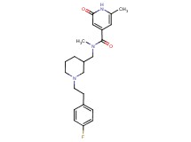 N-({1-[2-(4-fluorophenyl)ethyl]piperidin-3-yl}methyl)-N,6-dimethyl-2-oxo-1,2-dihydropyridine-4-carboxamide
