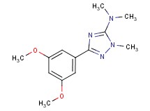 3-(3,5-dimethoxyphenyl)-N,N,1-trimethyl-1H-1,2,4-triazol-5-amine