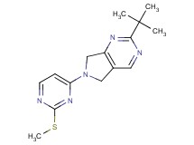 2-tert-butyl-6-[2-(methylthio)pyrimidin-4-yl]-6,7-dihydro-5H-pyrrolo[3,4-d]pyrimidine