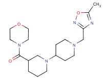1'-[(5-methyl-1,2,4-oxadiazol-3-yl)methyl]-3-(morpholin-4-ylcarbonyl)-1,4'-bipiperidine