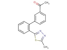 1-[2'-(5-methyl-1,3,4-thiadiazol-2-yl)biphenyl-3-yl]ethanone